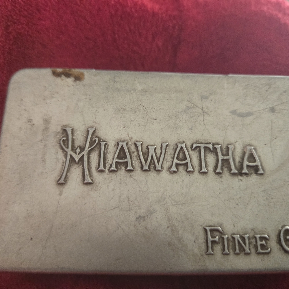Hiawatha Silver Decorative Box